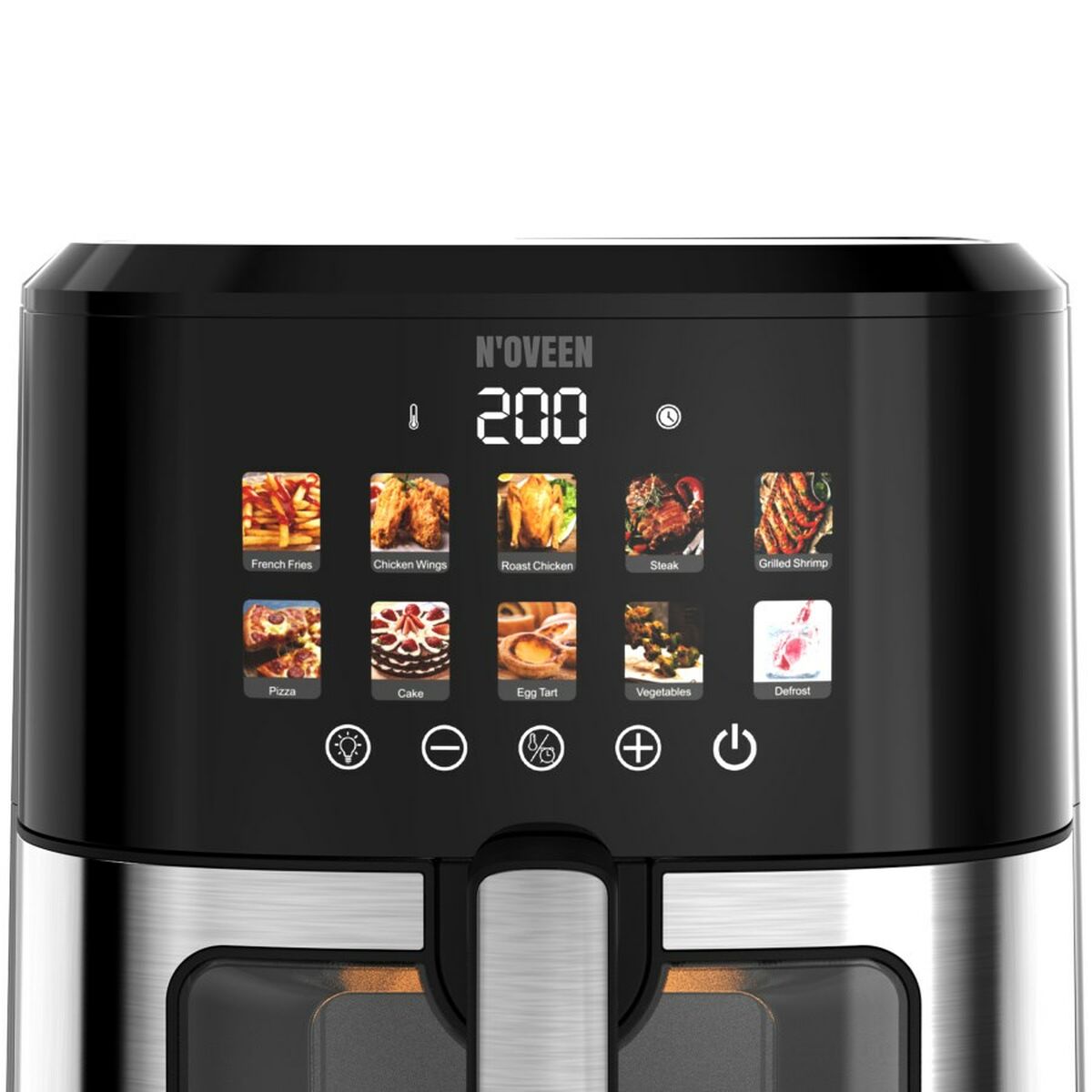 Air Fryer N’oveen AF770 Black Silver 1700 W 6,5 L