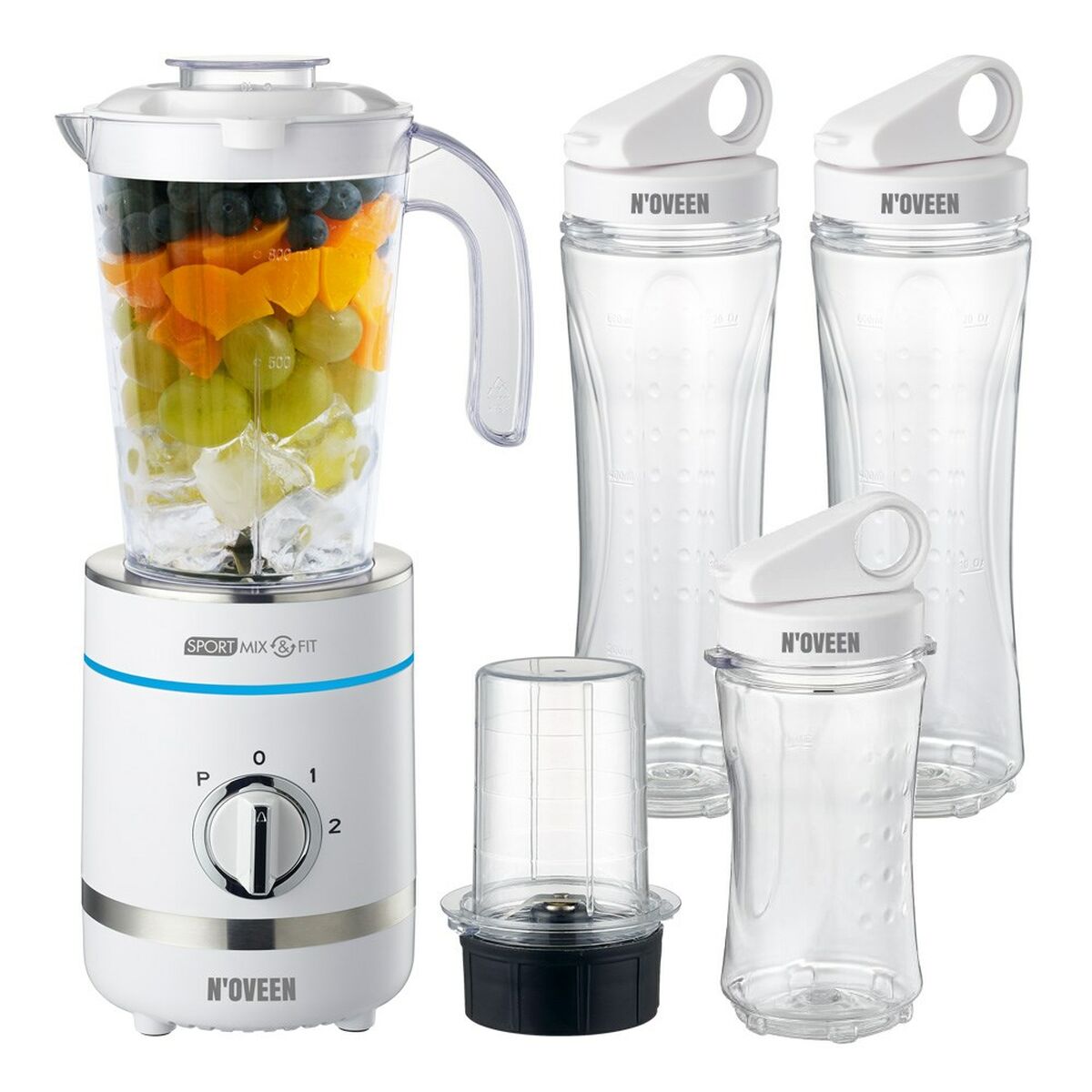 Cup Blender N’oveen SB2100 White 500 W 800 ml