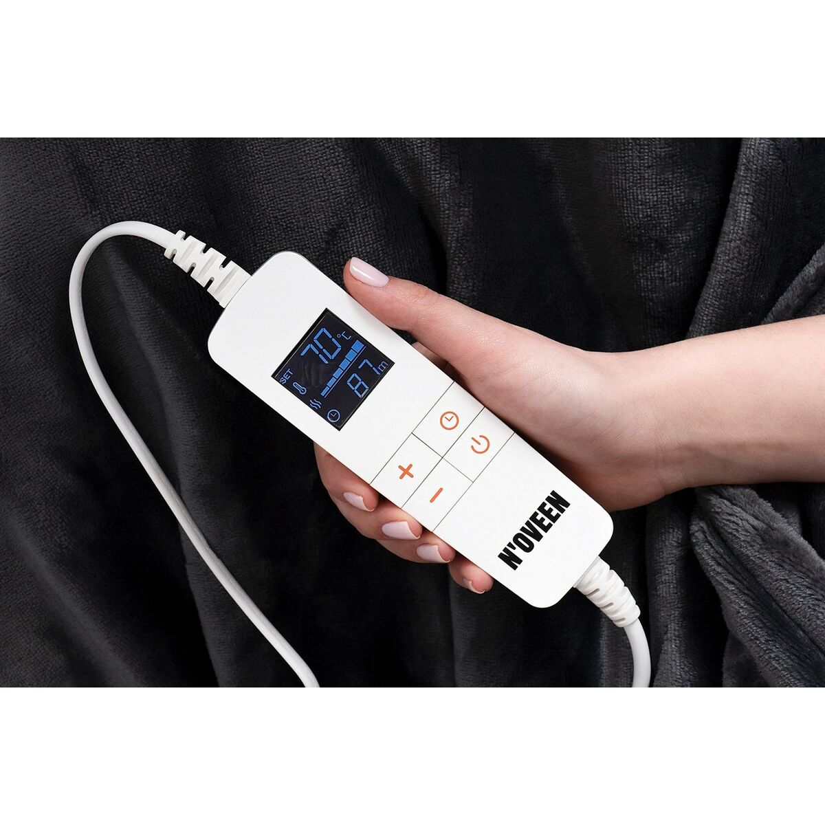 Electric Blanket N’oveen EB650                           180 x 130 cm Grey