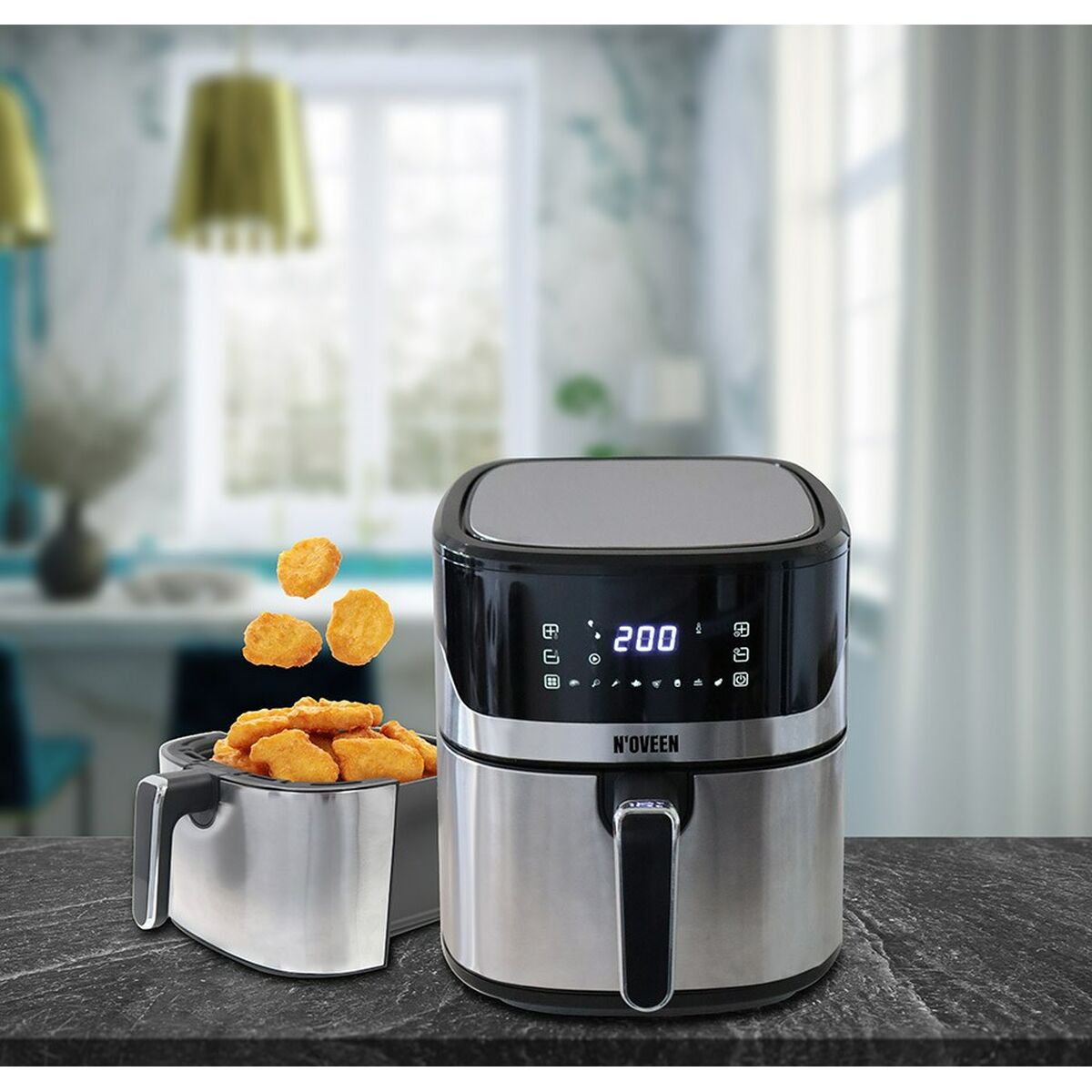 Air Fryer N’oveen AF550 Black 1600 W 6,5 L