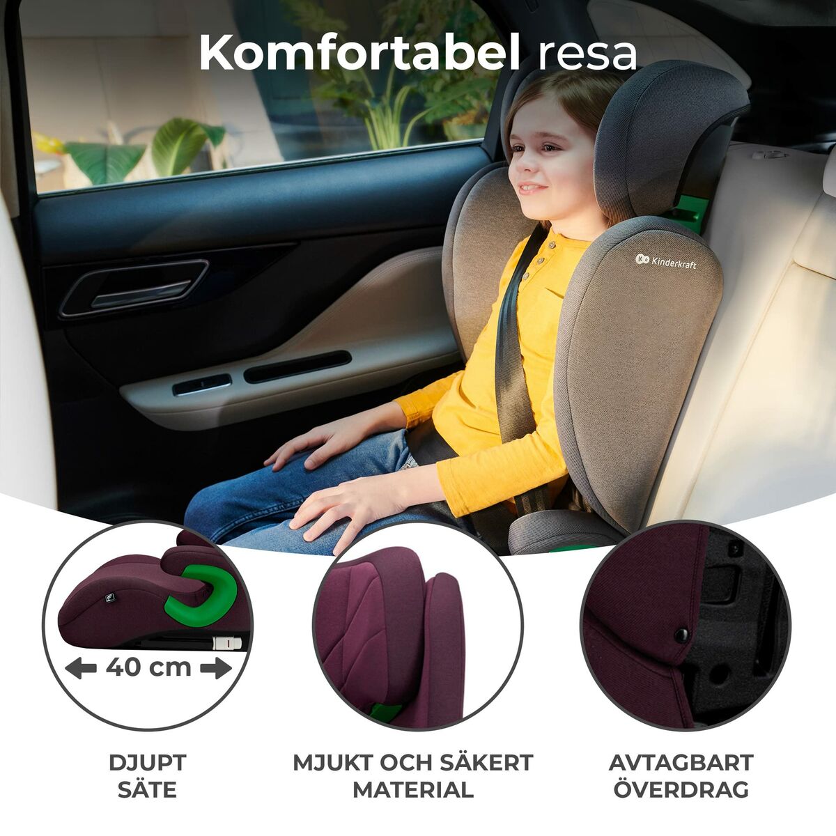 Car Chair Kinderkraft KCJUFI20RED0000 Purple