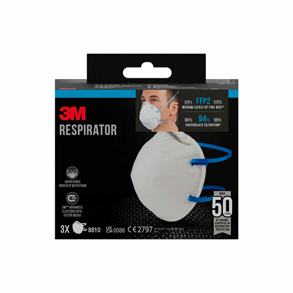 Mask 3M FFP2 (3 Units)