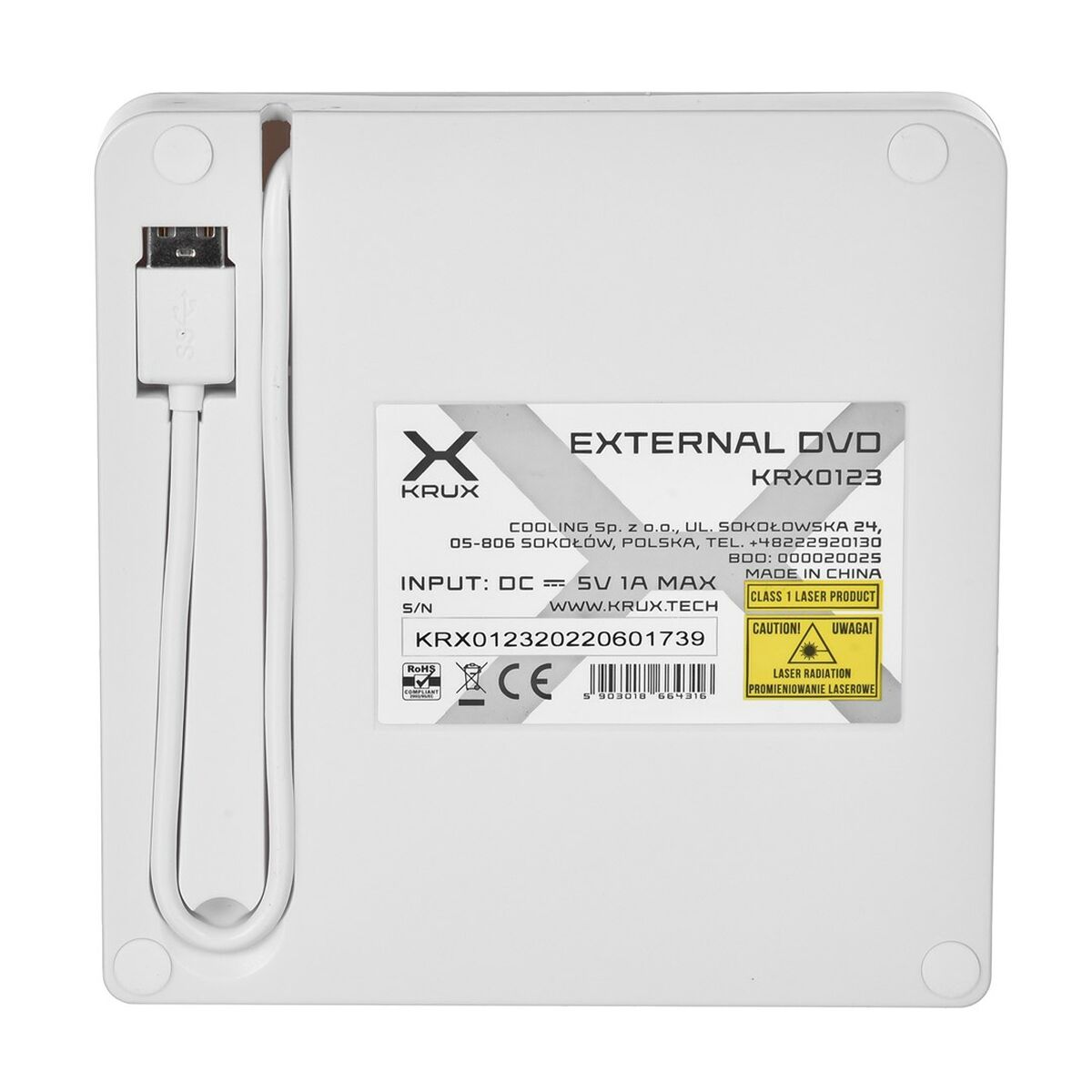 CD/DVD Reader Krux KRX0123