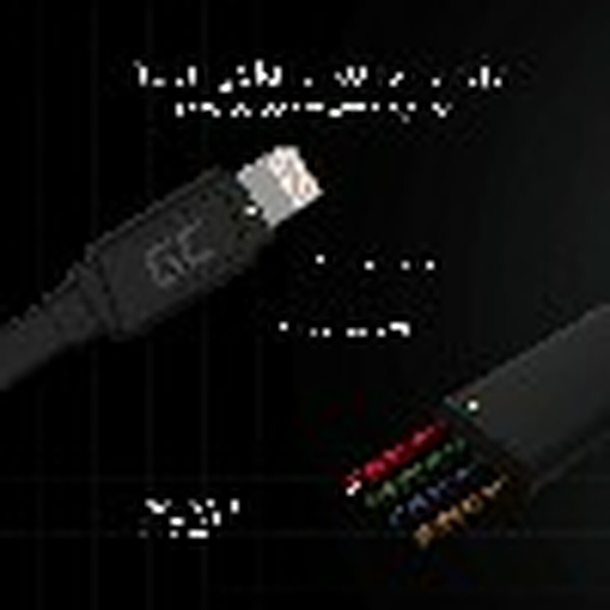Lightning Cable Green Cell KABGC02 Black 25 cm