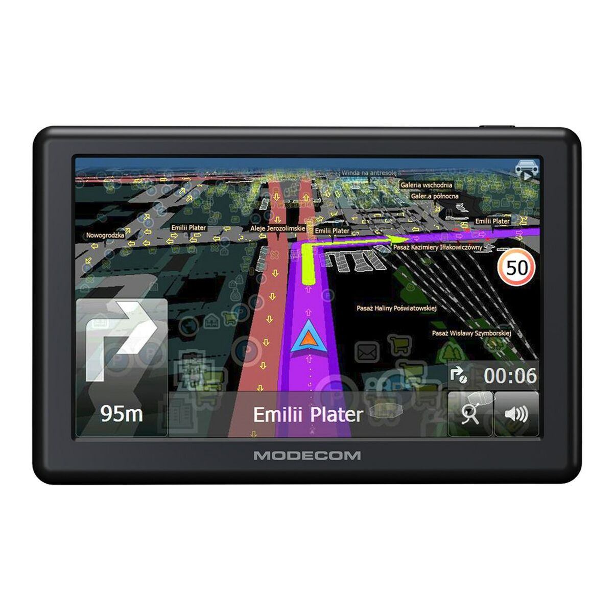 GPS navigator Modecom NAV-FREEWAYCX50-MF-EU 5″