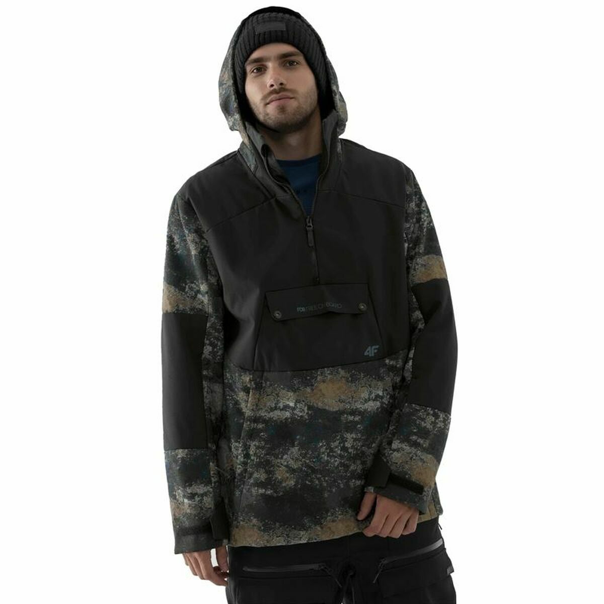 Men’s Sports Jacket 4F Membrane Black