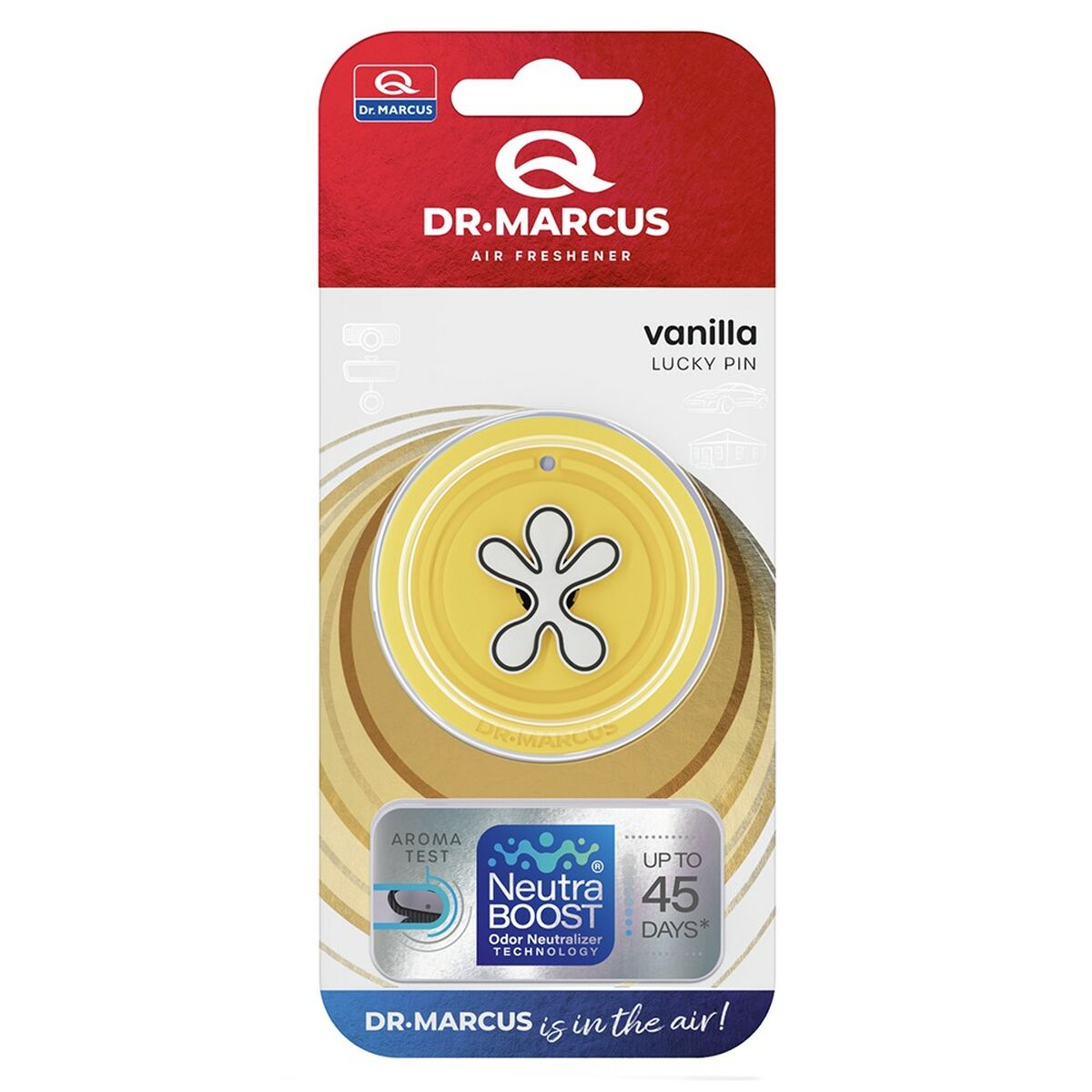Car Air Freshener Dr Marcus Lucky Pin Vanilla Plastic Fragrance Car Air Freshener Dr Marcus Lucky Pin Vanilla Plastic Fragrance