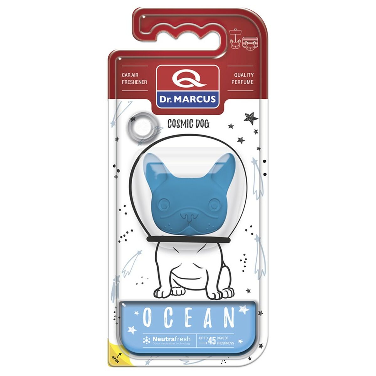Car Air Freshener Dr Marcus COSMIC DOG OCEAN Ocean Plastic