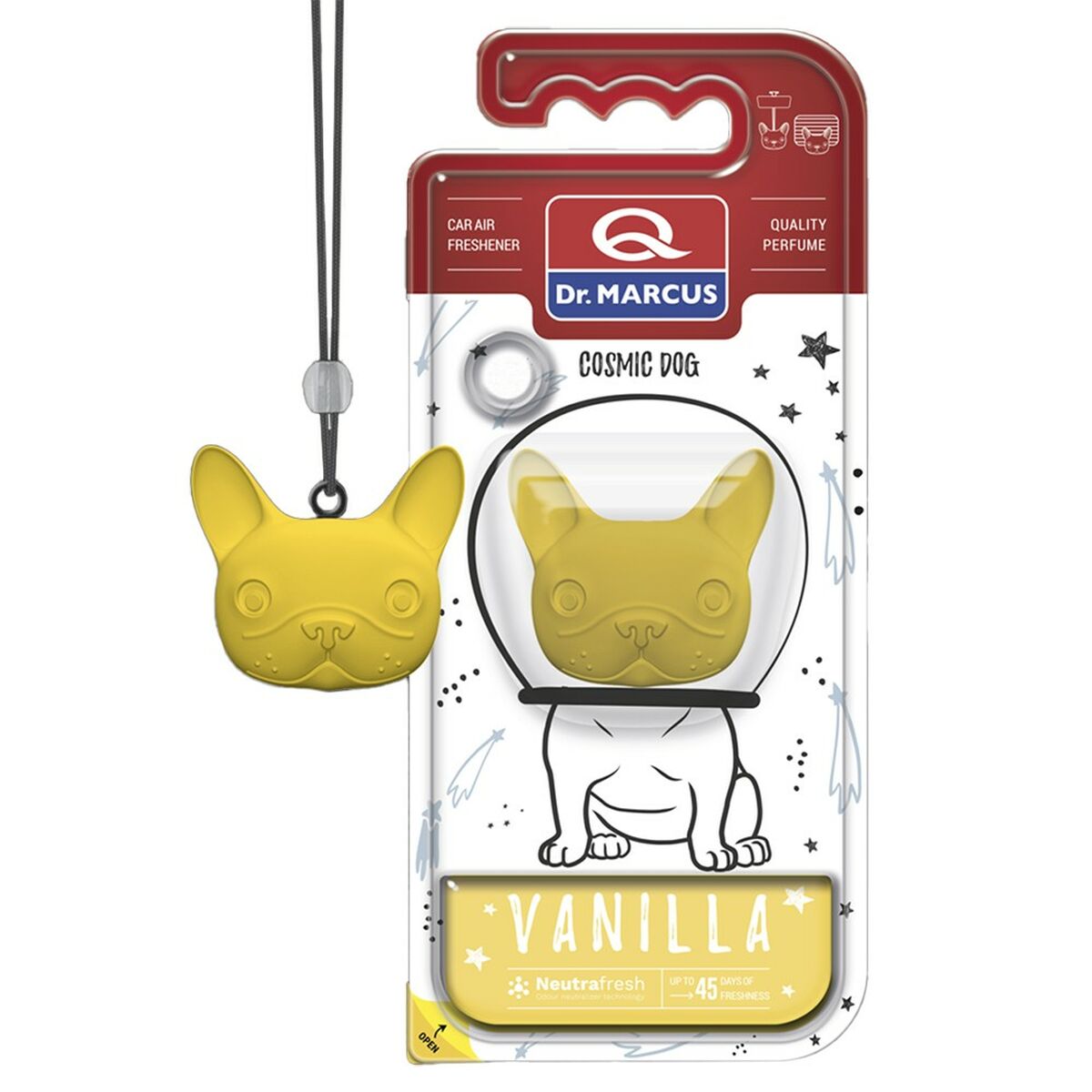 Car Air Freshener Dr Marcus Cosmic Dog Vanilla Plastic Fragrance Pendant Car Air Freshener Dr Marcus Cosmic Dog Vanilla Plastic Fragrance Pendant