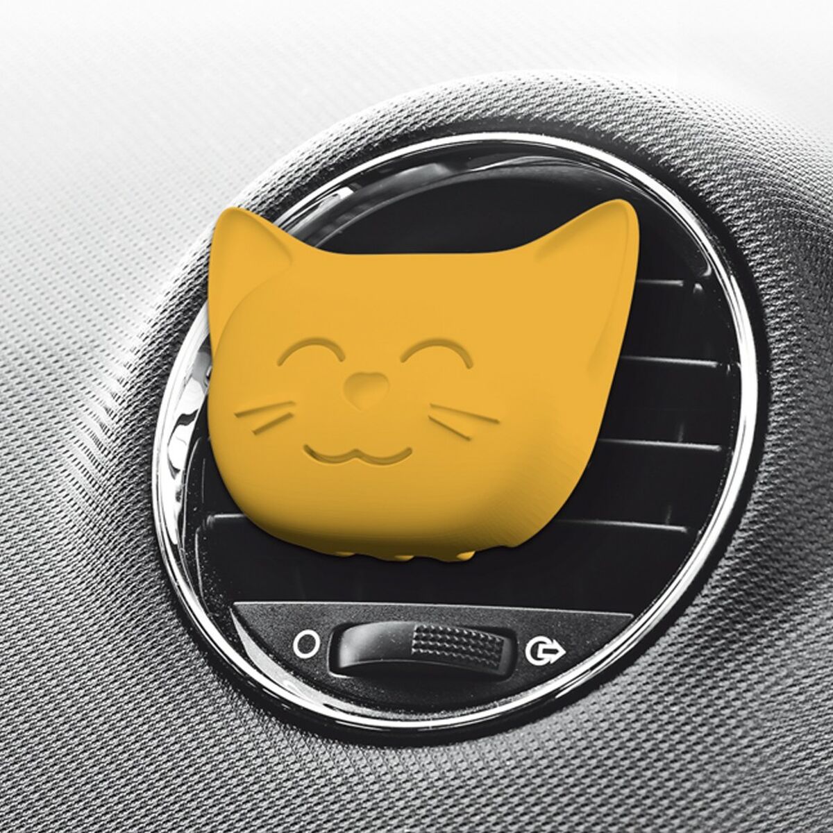 Car Air Freshener Dr Marcus Cosmic Cat Peach Plastic Pendant