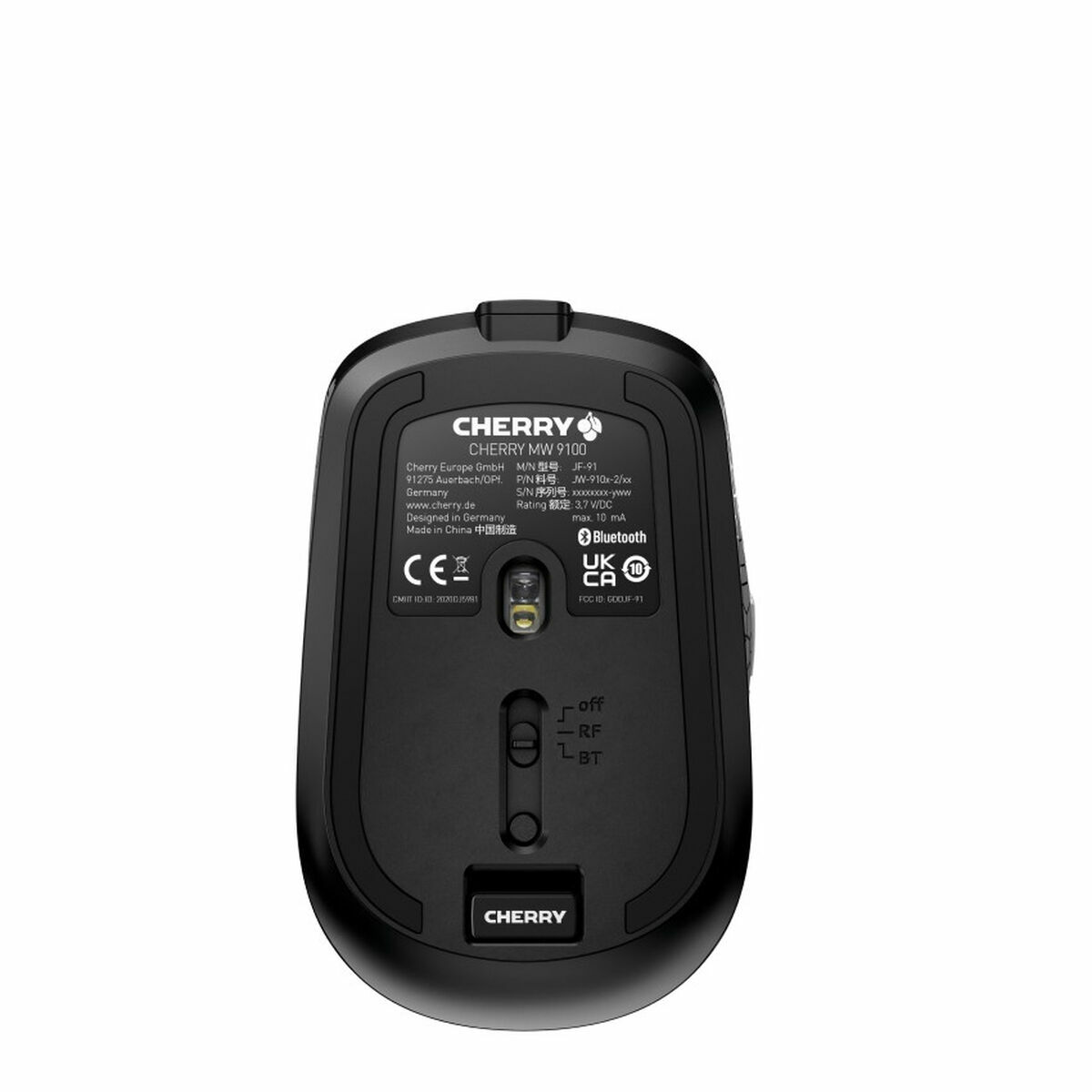 Wireless Mouse Cherry JW-9100-2 Black 2400 dpi