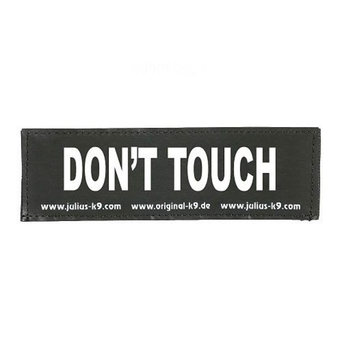 Harness tags Julius K9 DON’T TOUCH L White Black (2 Units)