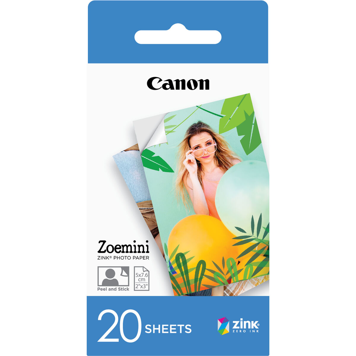 Glossy Photo Paper Canon Canon Zoemini ZINK Photo Paper – 20 Sheets 20 Sheets