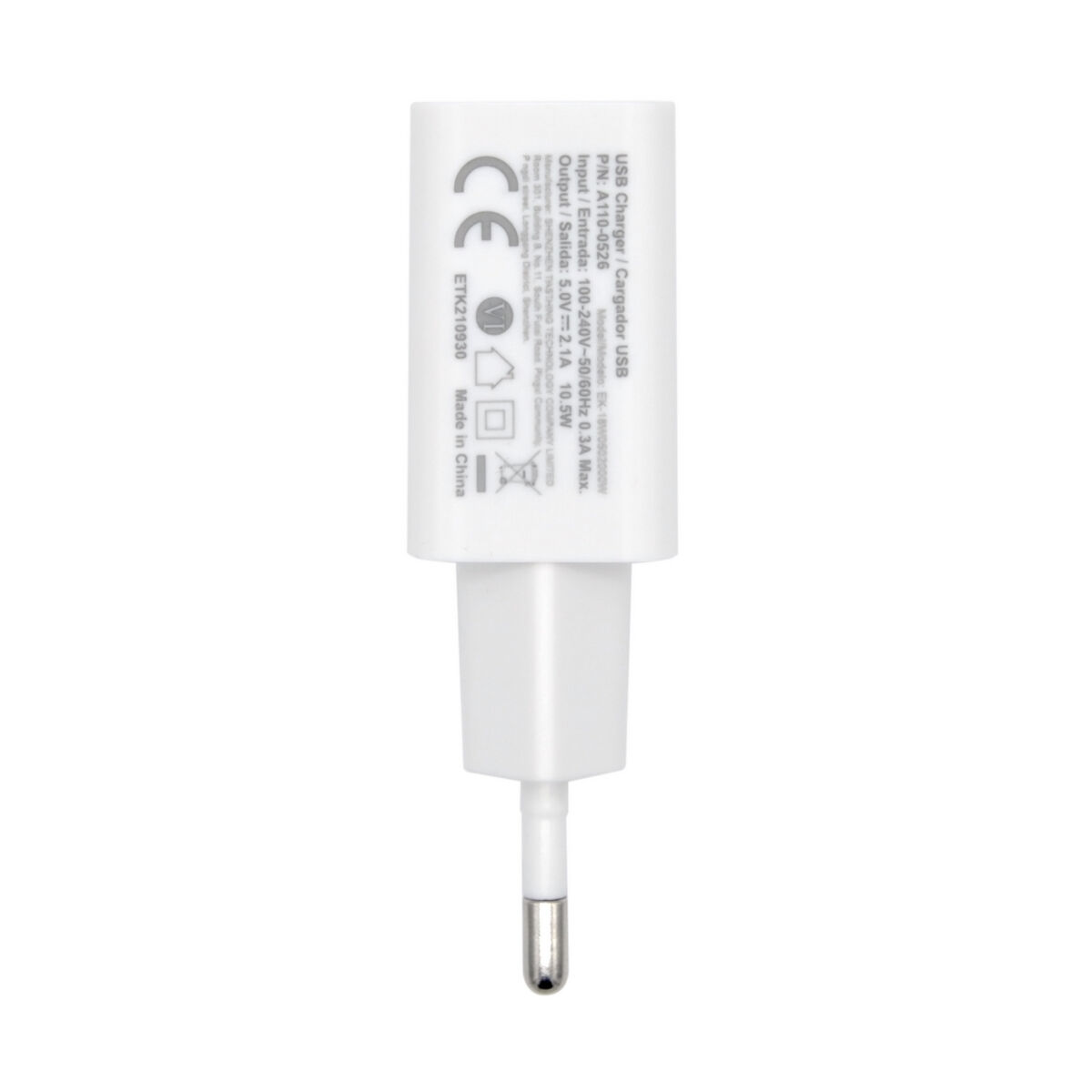 Wall Charger Aisens A110-0526 White 10 W