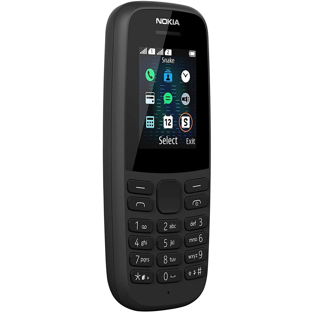 Mobile phone Nokia 105 2019 1,77″ 2 GB Black