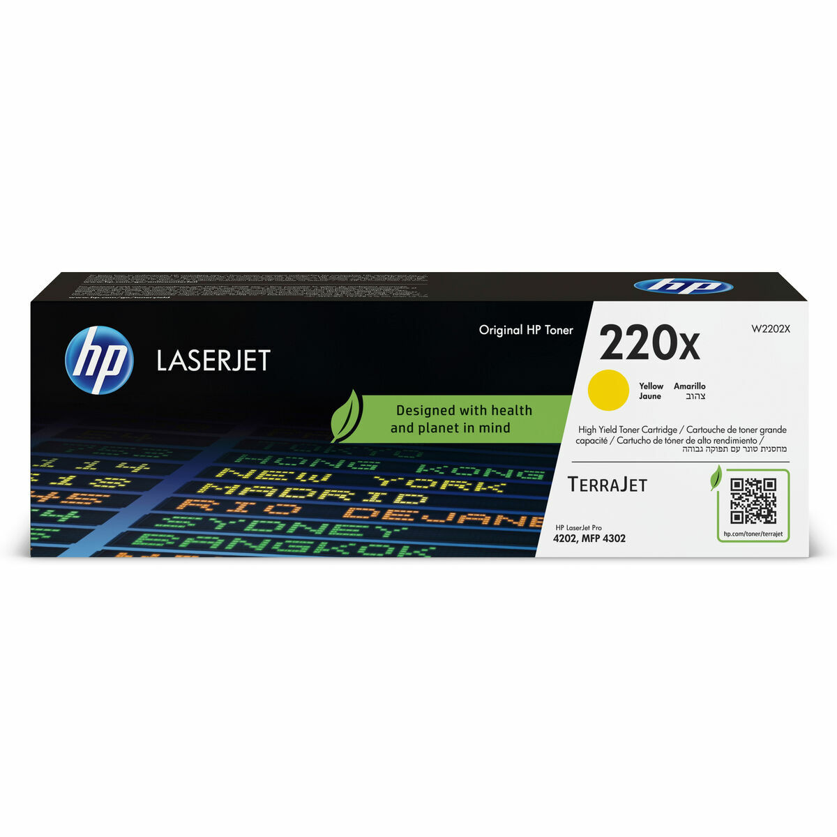 Original Toner HP W2202X Yellow (1 Unit) Original Toner HP W2202X Yellow (1 Unit)