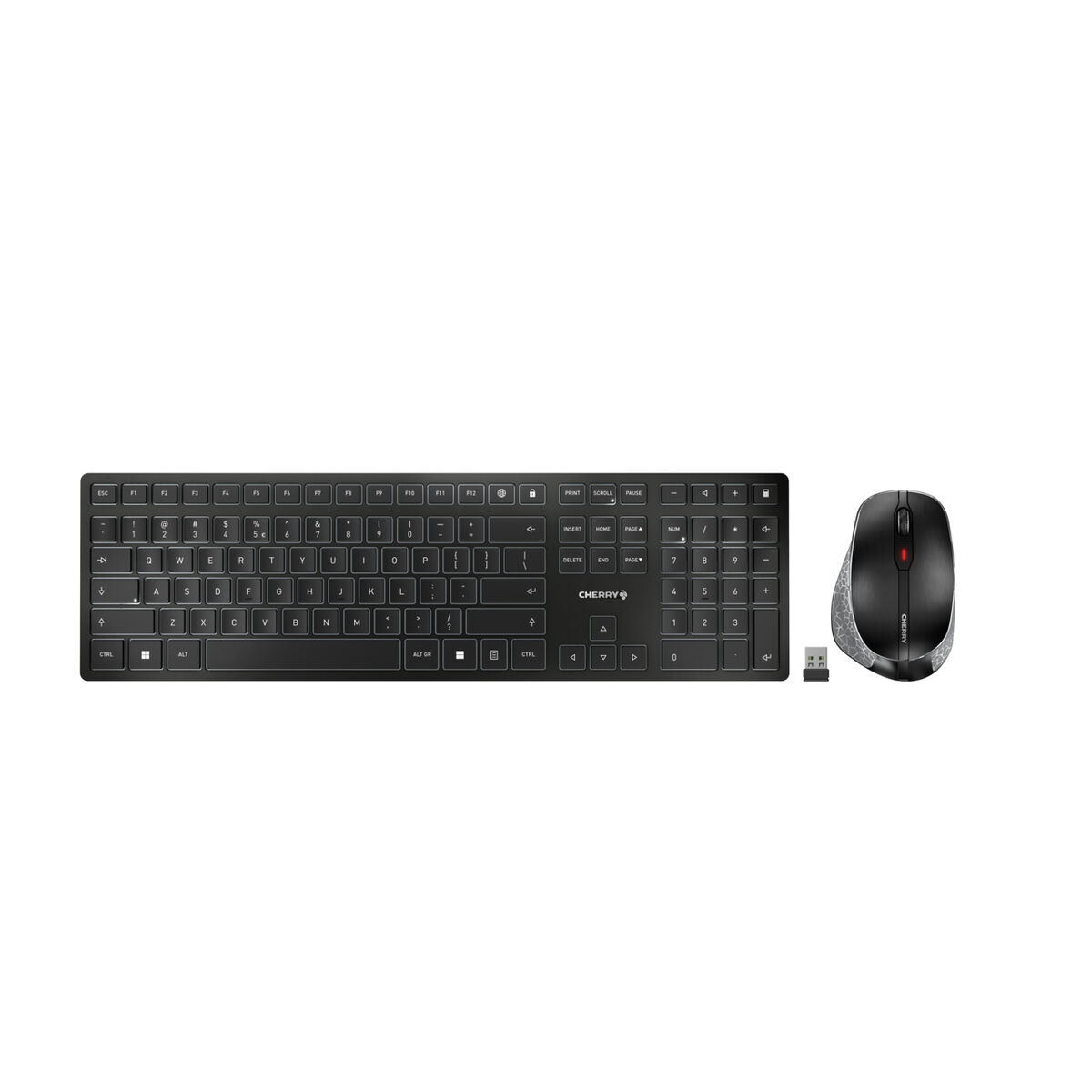 Keyboard and Wireless Mouse Cherry JD-9500ES-2 Grey Spanish Spanish Qwerty Keyboard and Wireless Mouse Cherry JD-9500ES-2 Grey Spanish Spanish Qwerty