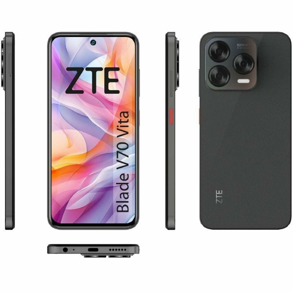 Smartphone ZTE Blade V70 Vita Octa Core 8 GB RAM 256 GB Grey 6,7″ 75″