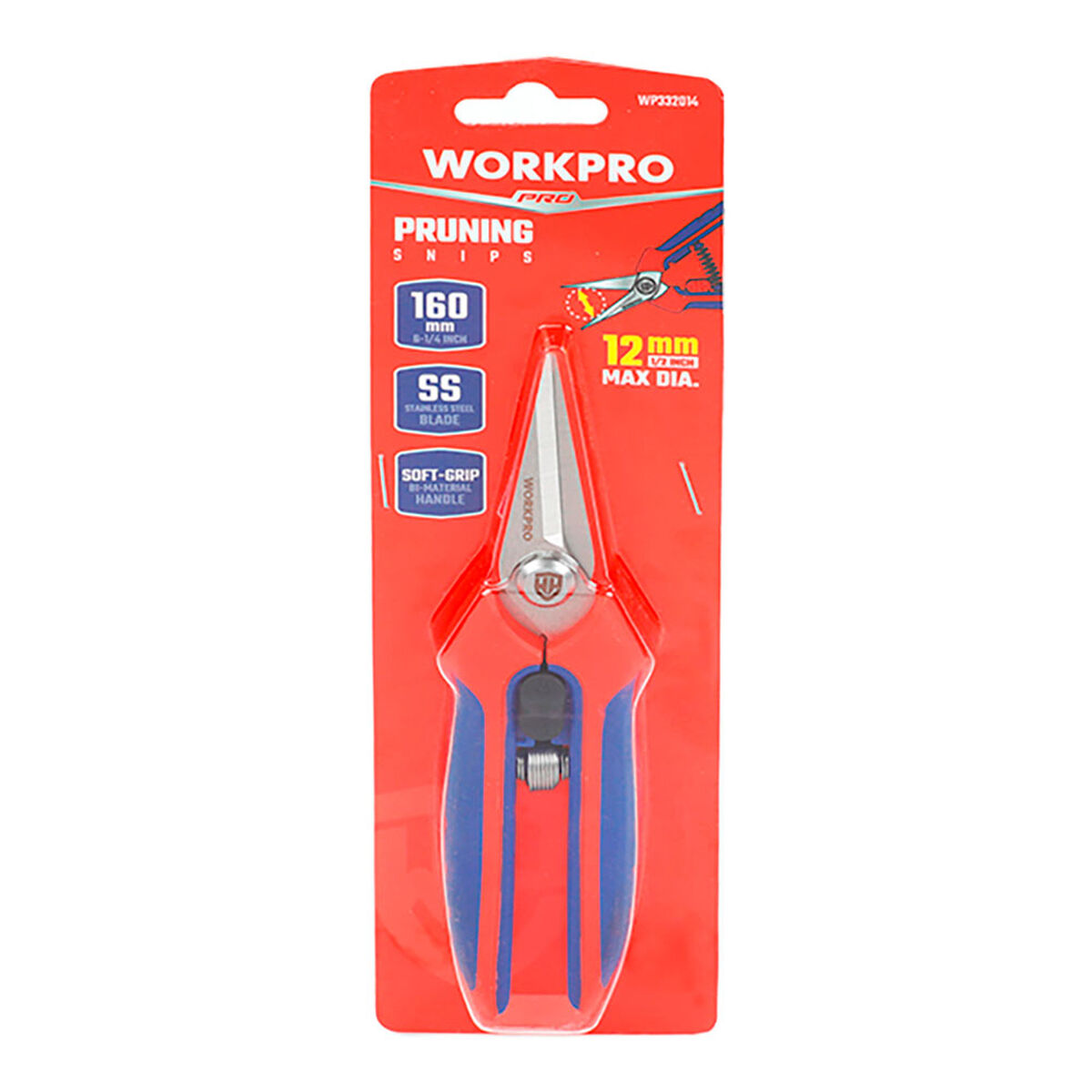 Pruning Shears Workpro 160 mm Upright