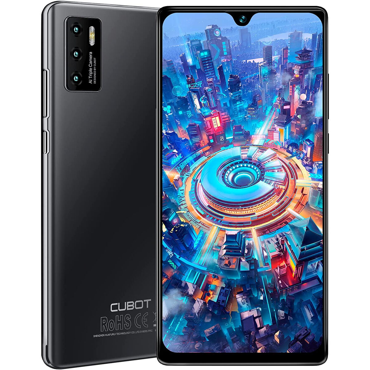 Smartphone Cubot 6,2″ ARM Cortex-A53 6 GB RAM 128 GB Black (Refurbished A)