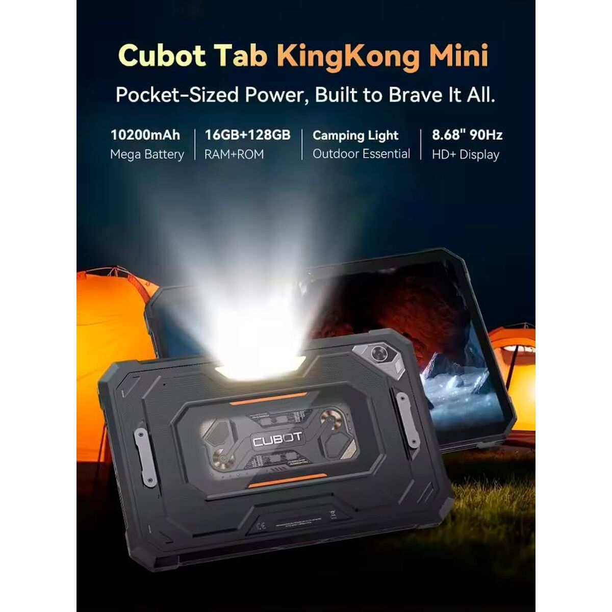 Tablet Cubot KING KONG MINI 6 GB RAM 128 GB 8,7″ Black