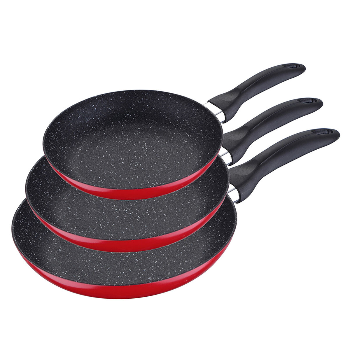 Set of pans San Ignacio Red Aluminium Set of pans San Ignacio Red Aluminium