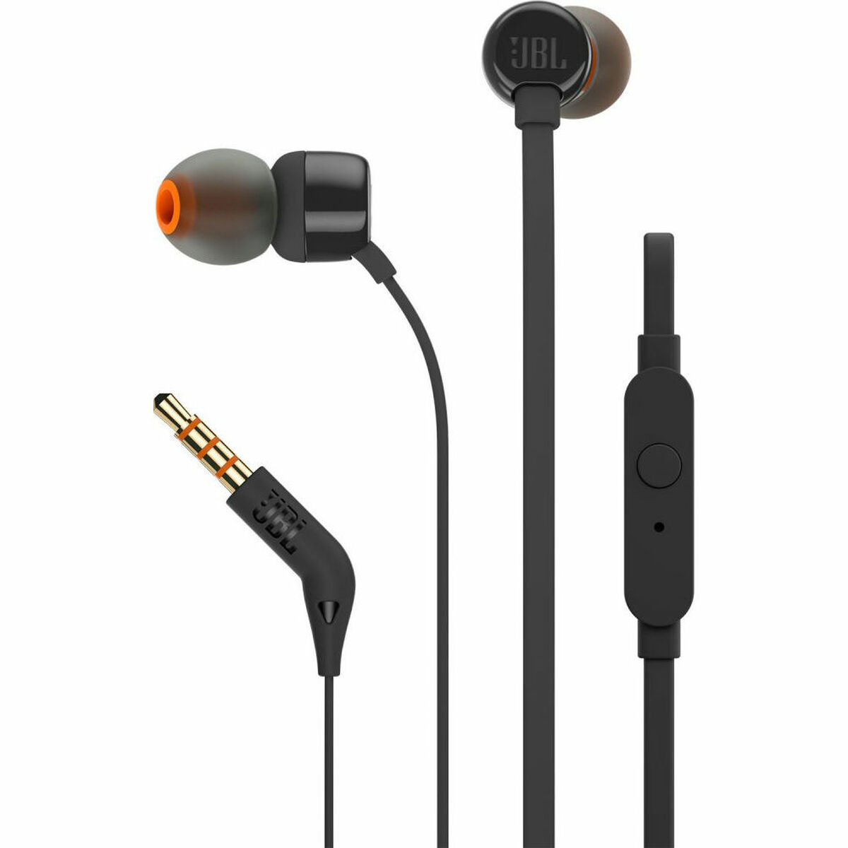 In ear headphones JBL T110 Black In ear headphones JBL T110 Black