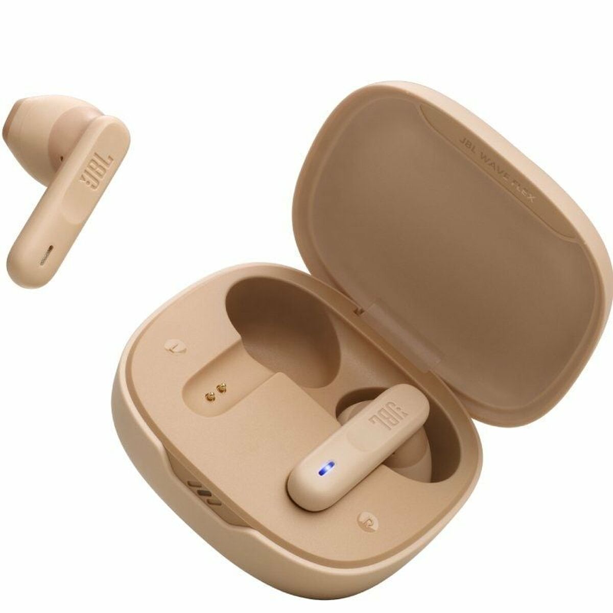 Wireless Earphones with Charging Case JBL Wave Flex Beige