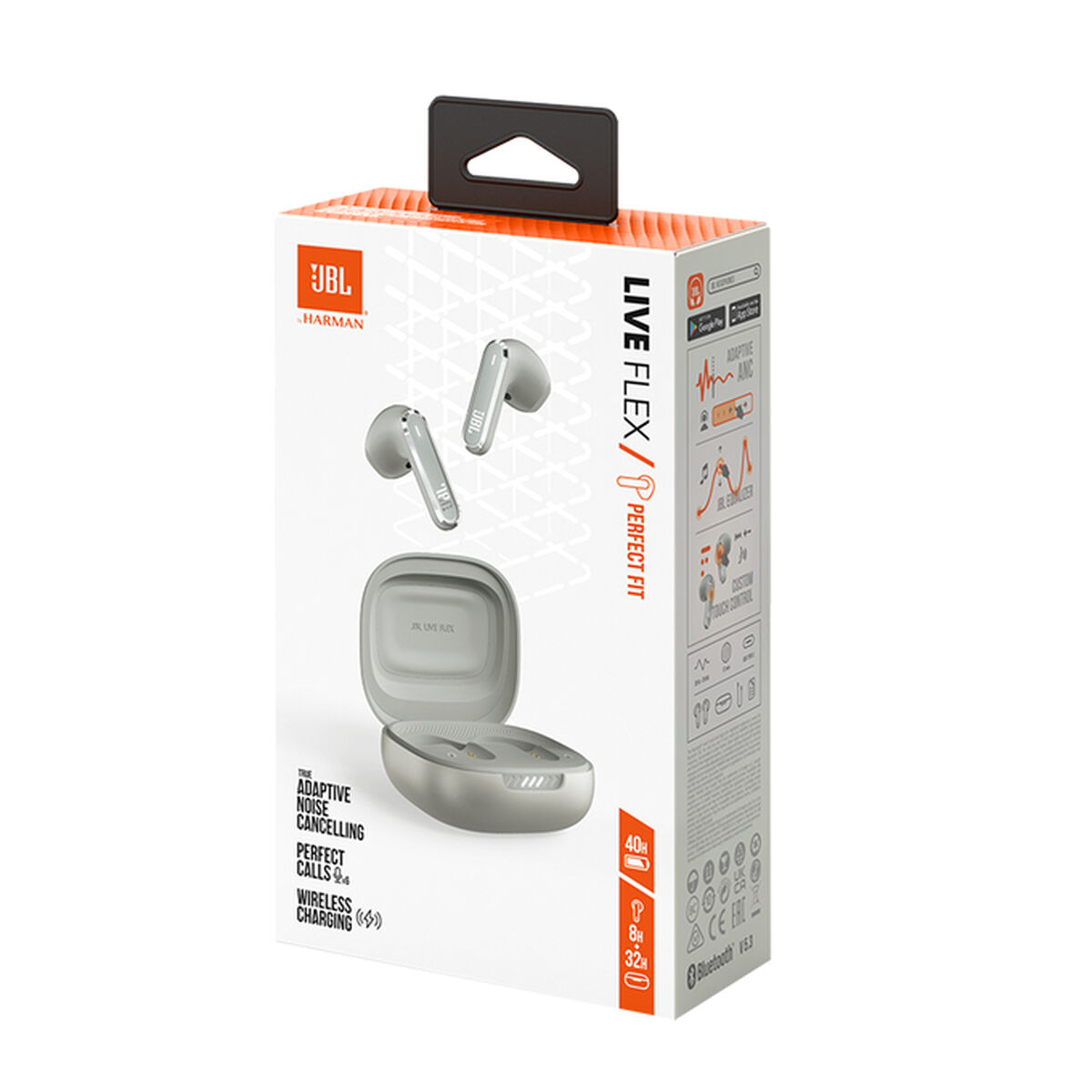 Headphones JBL JBLLIVEFLEXSVR Silver