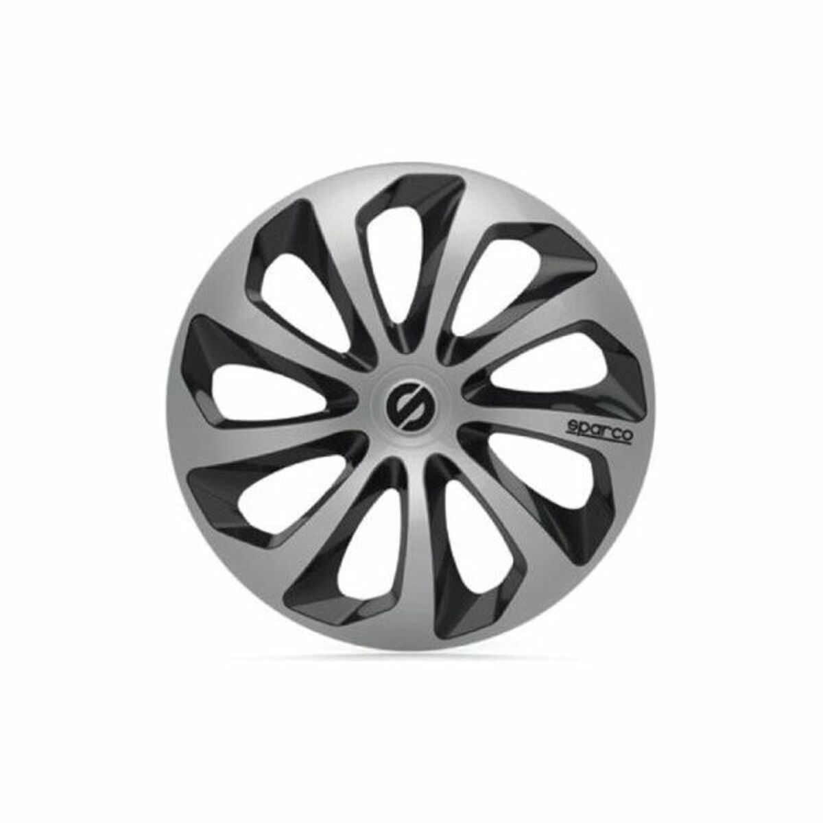 Hubcap Sparco SPC1673SVBK 16″ Black/Silver