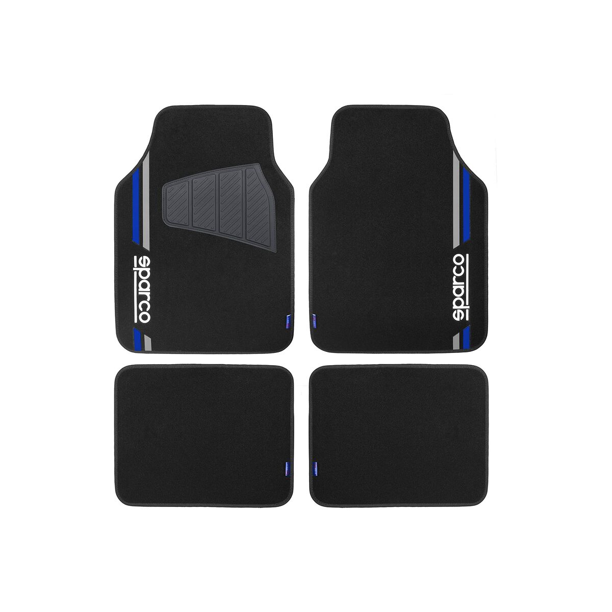 Car Floor Mat Set Sparco SPCF508BL Blue Universal Car Floor Mat Set Sparco SPCF508BL Blue Universal