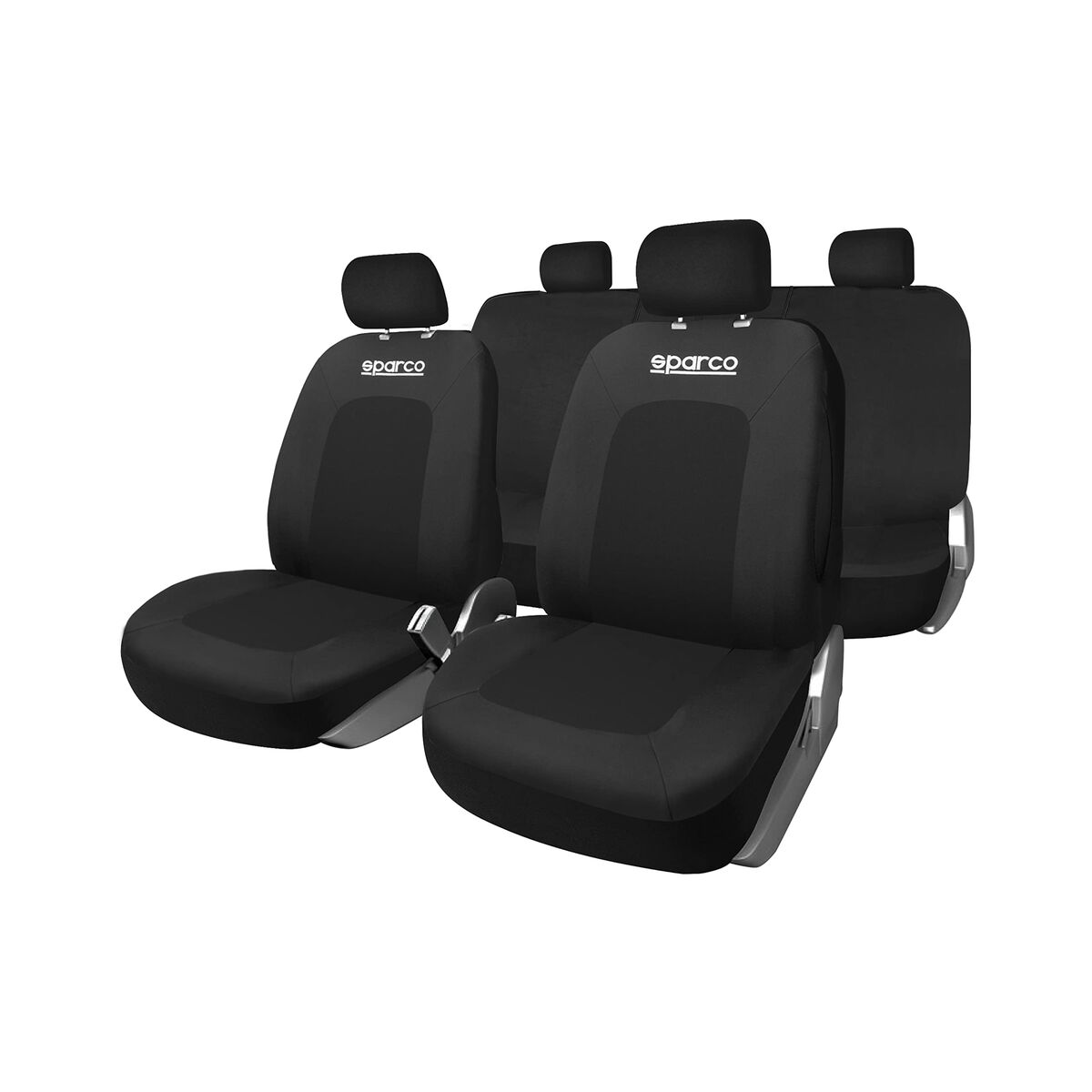 Car Seat Covers Sparco Sport Black Car Seat Covers Sparco Sport Black
