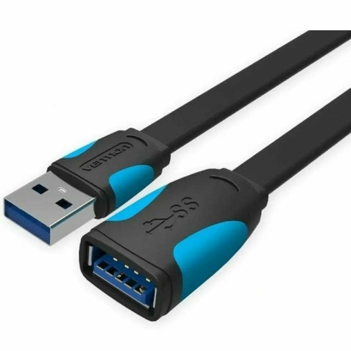 USB Extension Cable Vention VAS-A13-B200 Black 2 m (1 Unit) USB Extension Cable Vention VAS-A13-B200 Black 2 m (1 Unit)