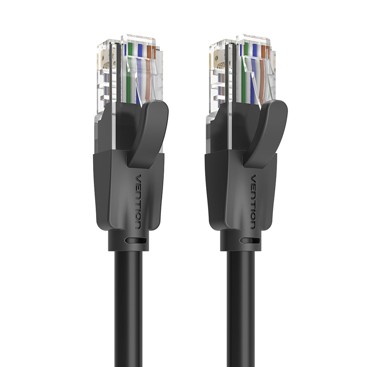 UTP Category 6 Rigid Network Cable Vention IBEBS Black 25 m UTP Category 6 Rigid Network Cable Vention IBEBS Black 25 m