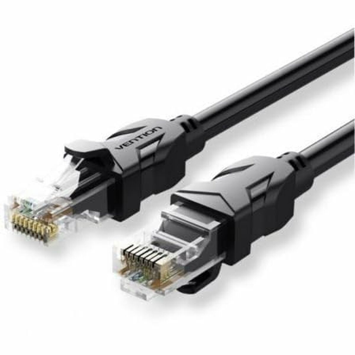 UTP Category 6 Rigid Network Cable Vention IBEBT Black 30 m UTP Category 6 Rigid Network Cable Vention IBEBT Black 30 m