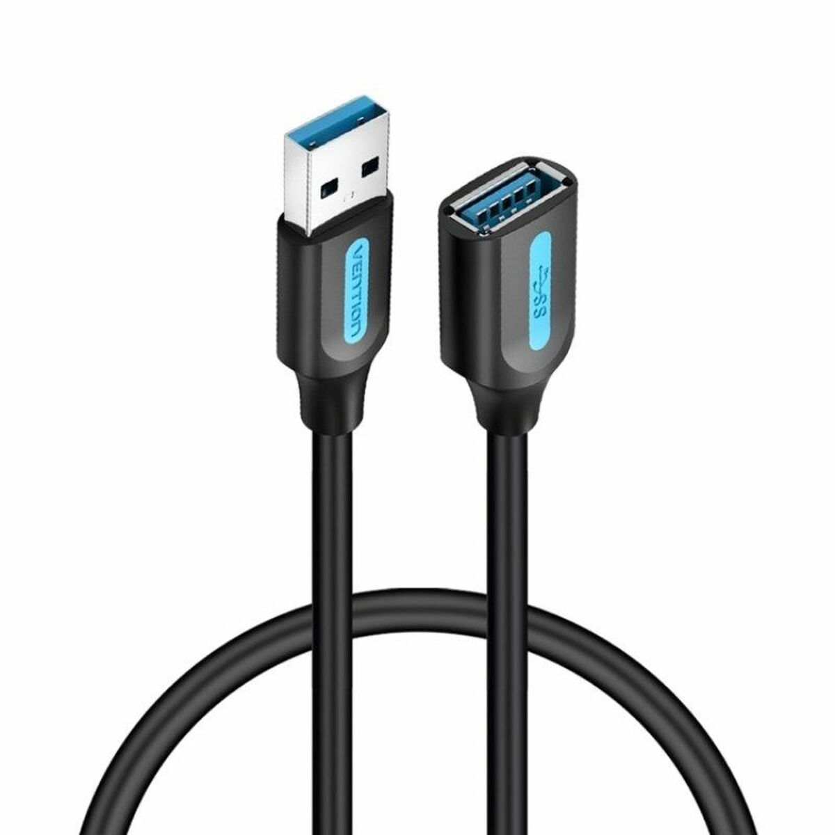 USB Cable Vention CBHBH 2 m Black (1 Unit) USB Cable Vention CBHBH 2 m Black (1 Unit)