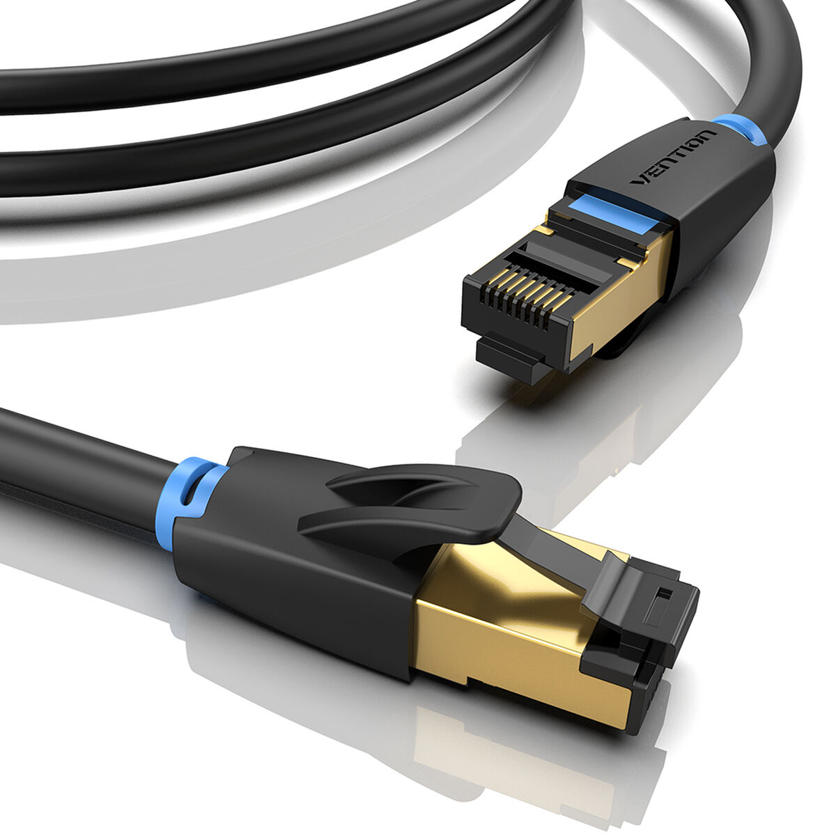 UTP Category 6 Rigid Network Cable Vention IKABL Black 10 m UTP Category 6 Rigid Network Cable Vention IKABL Black 10 m