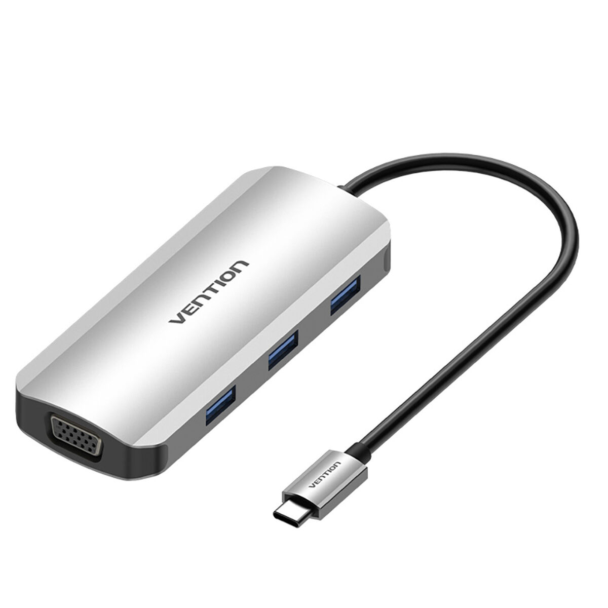 USB Hub Vention TOIHB 100 W Silver USB Hub Vention TOIHB 100 W Silver