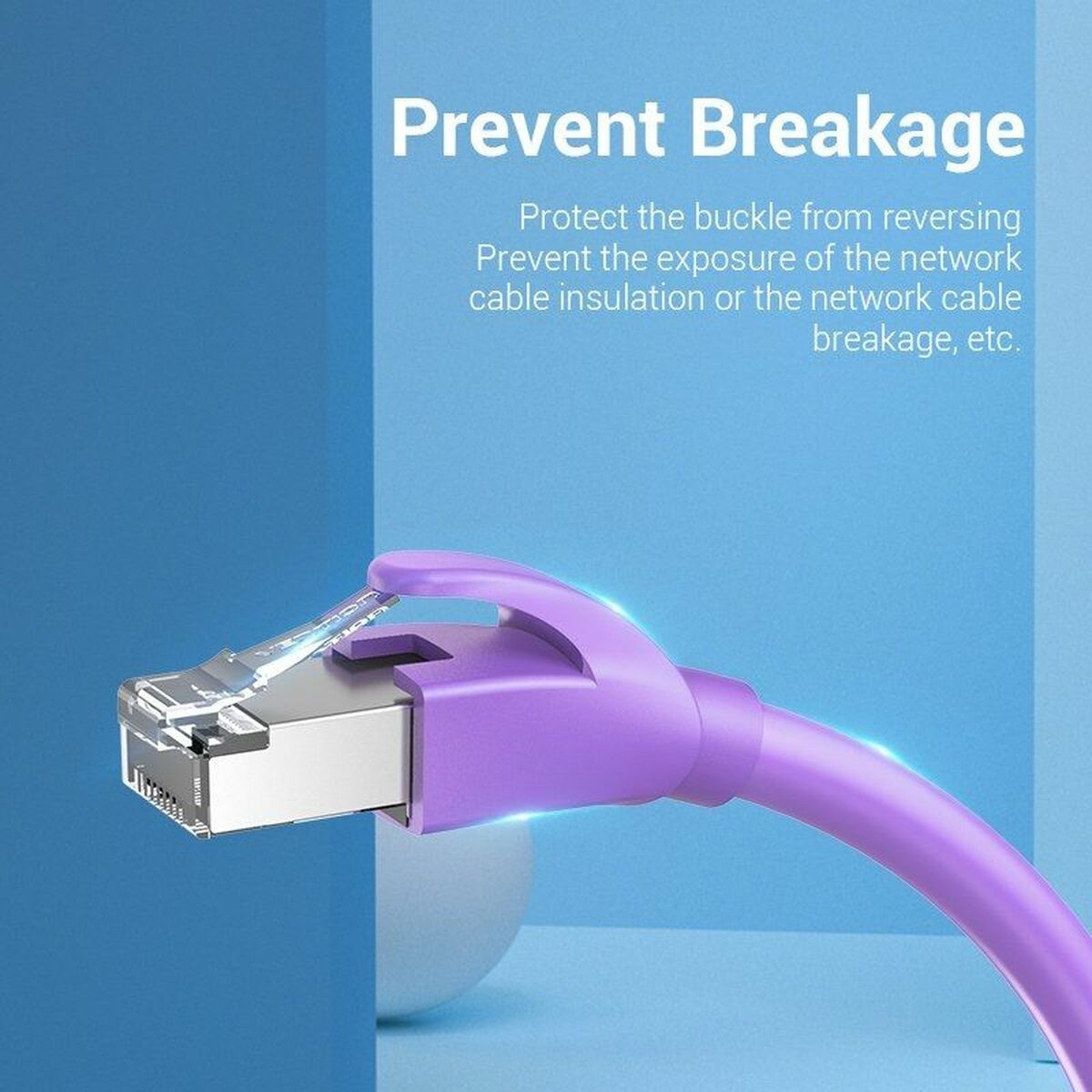 RJ45 Connector Case Vention IODV0-100 Purple