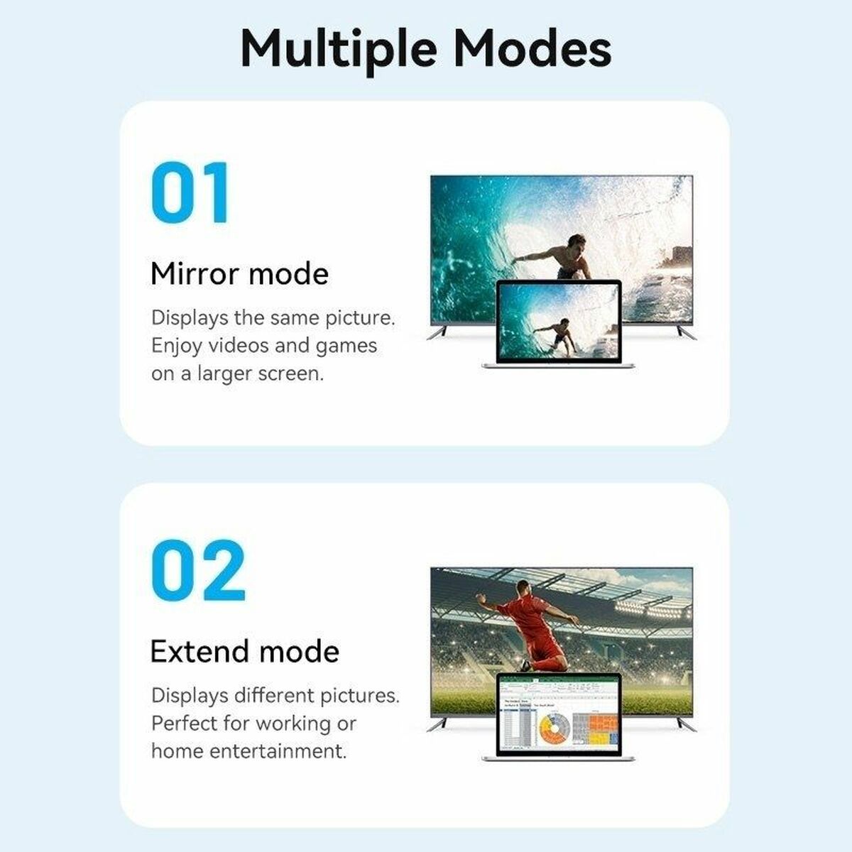 HDMI Cable Vention AGIBF 1 m Black