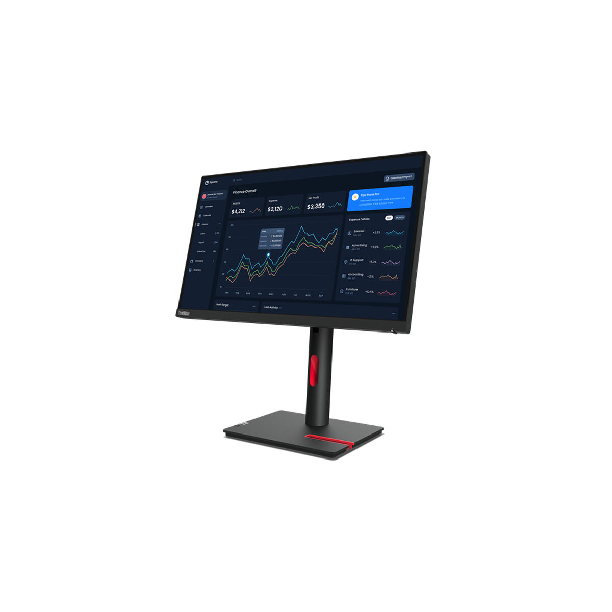 Monitor Lenovo ThinkVision T22i-30 21,5″ LED IPS 60 Hz 50-60 Hz