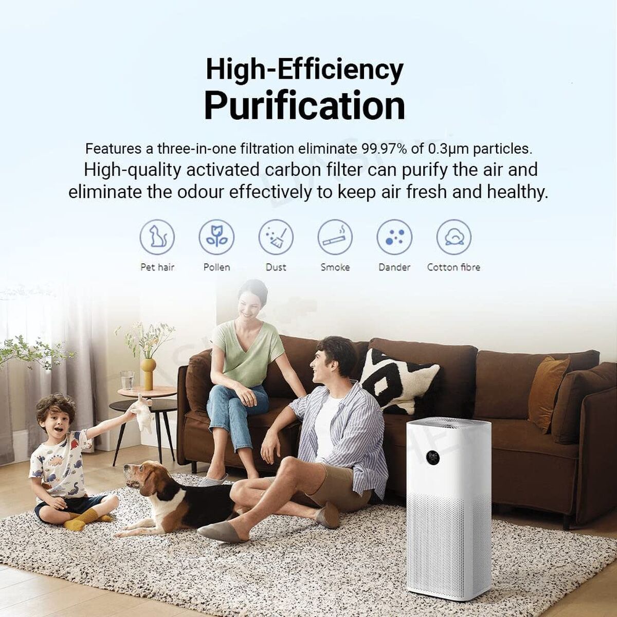 Air purifier Xiaomi BHR5056EU White Black Multicolour