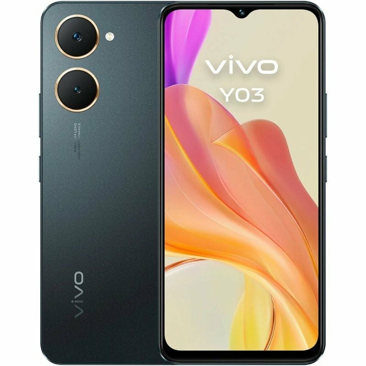 Smartphone Vivo Y03 Octa Core 4 GB RAM 128 GB Black Smartphone Vivo Y03 Octa Core 4 GB RAM 128 GB Black