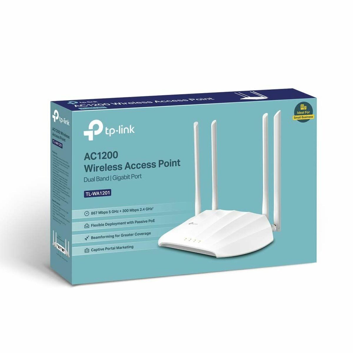 Access Point Repeater TP-Link TL-WA1201 5 GHz 867 Mbps White Multicolour