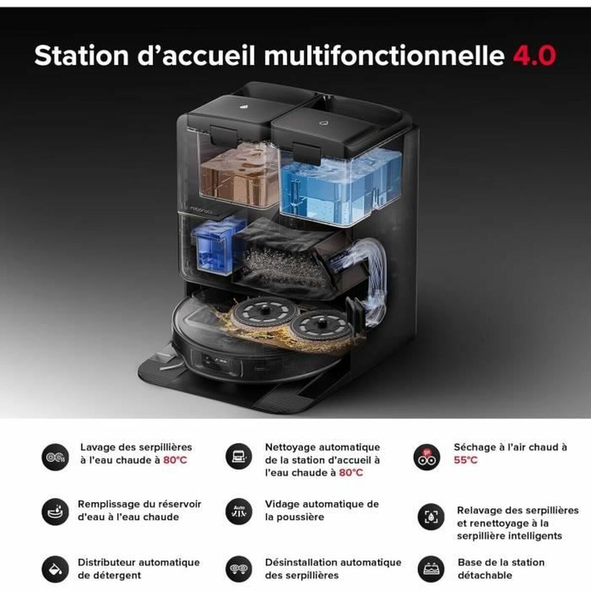 Robot Vacuum Cleaner Roborock 6400 mAh