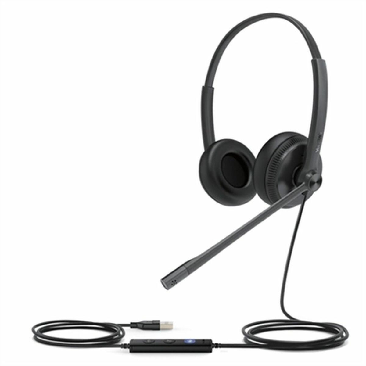 Headphones with Microphone Yealink YEA_UH34LIT-D-T Black Headphones with Microphone Yealink YEA_UH34LIT-D-T Black