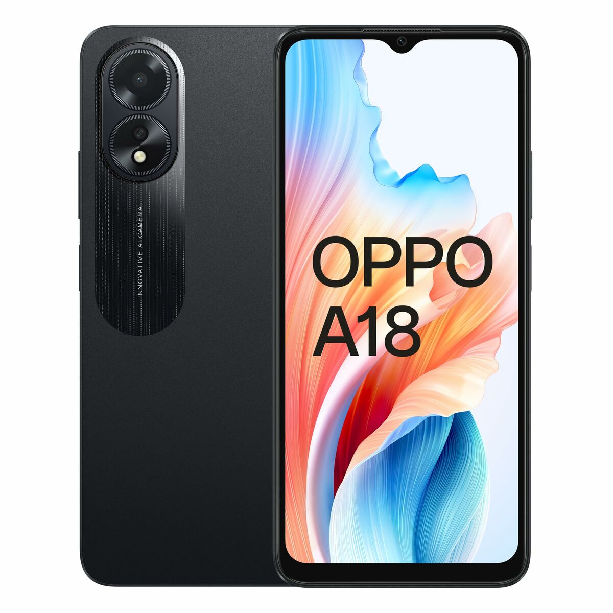 Smartphone Oppo A18 6,56″ MediaTek Helio G85 4 GB RAM 128 GB Black Dual SIM