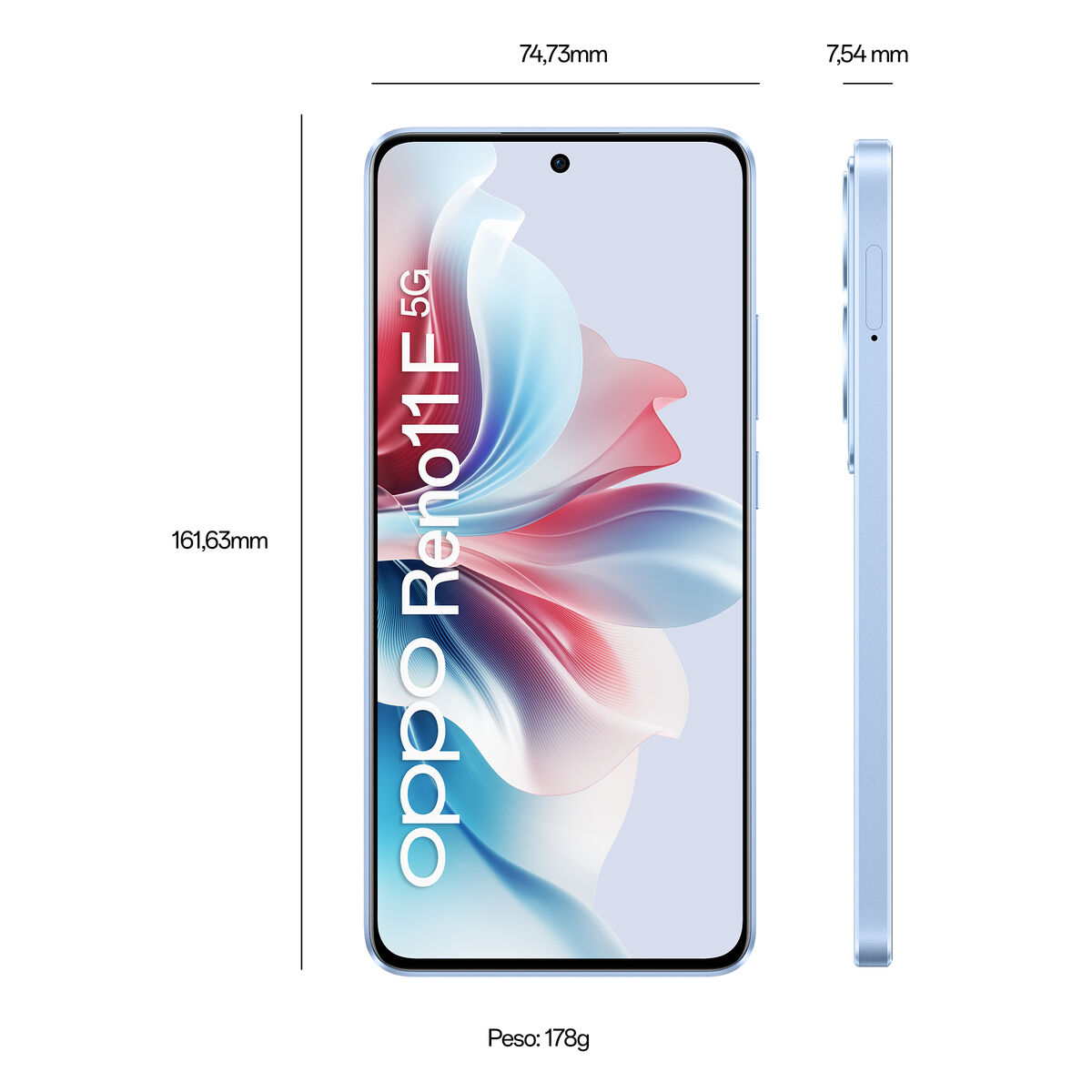 Smartphone Oppo RENO 11F 6,7″ 8 GB RAM 256 GB Blue 5000 mAh