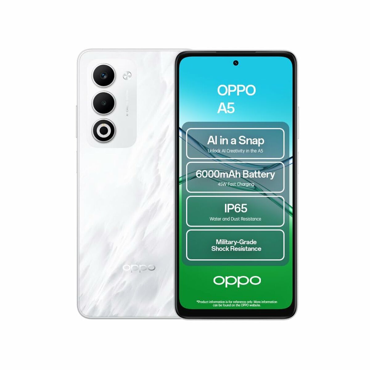 Smartphone Oppo CPH2727 6,67″ Octa Core 4 GB RAM 128 GB White