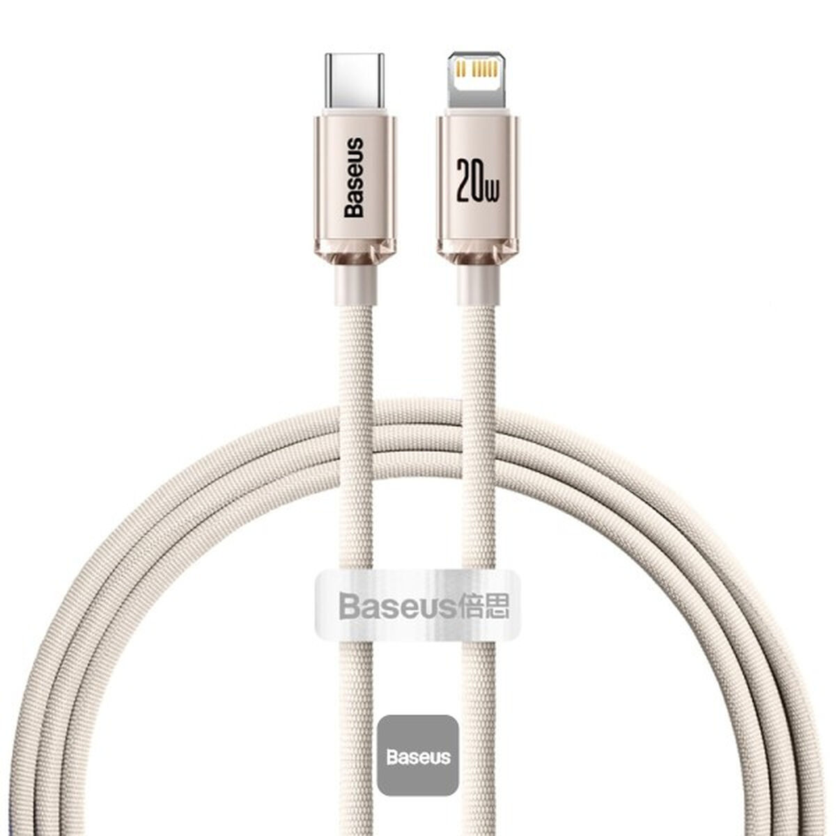 USB to Lightning Cable Baseus CAJY001304 Pink 1,2 m